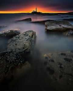 St Mary’s Lighthouse, Bait Island, UK  Image credits: Steven Walden