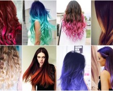 разноцветные волосы