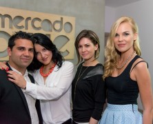 Alexnder & Lolita, Moi Ostrov CEO’s with PR Manager Masha & Model Kasia Kay