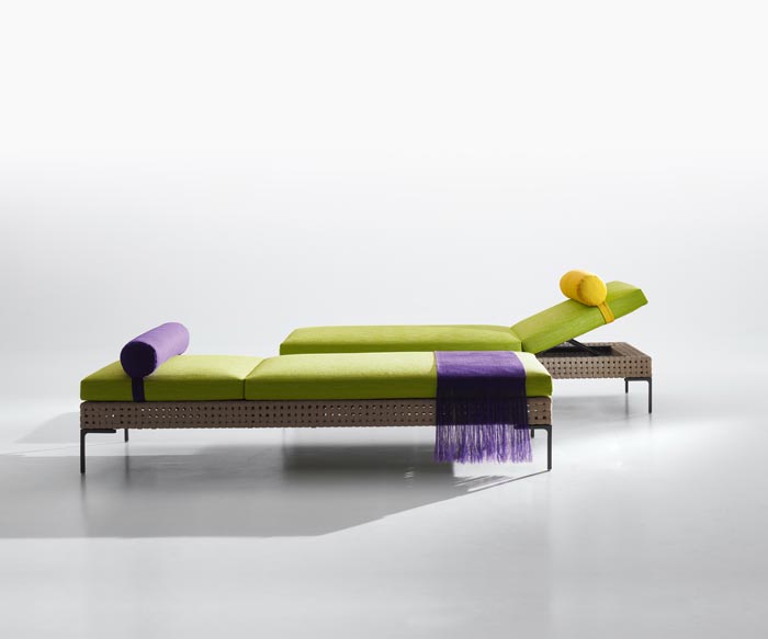 Charles sunbeds designed by Antonio Citterio for B&B ITALIA