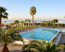 Crowne-Plaza-Limassol-Hotel-Facilities-Outddor-Pool-Sun-Beds