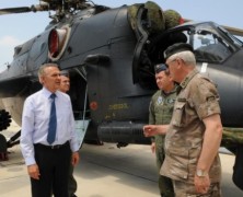 Minister of Defence of Cyprus Fotis Fotiou at Andreas Papandreou airbase (photo: Ministry of Defense of Cyprus)