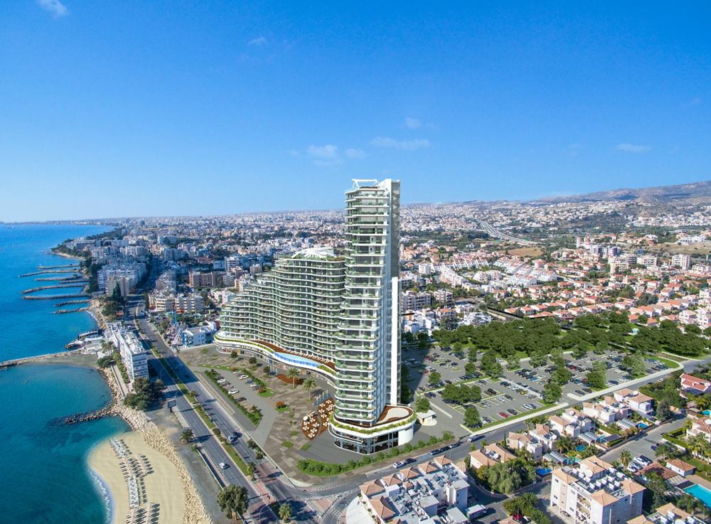 Limassol Del Mar с 168 роскошными апартаментами, множеством магазинов, баров и ресторанов, полностью преобразит набережную Лимассола.